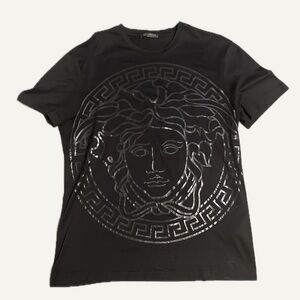 Versace Medusa Head Embossed T-Shirt